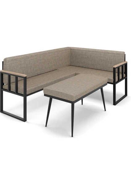 Woodhouse Poli Köşe Takımı Minderli